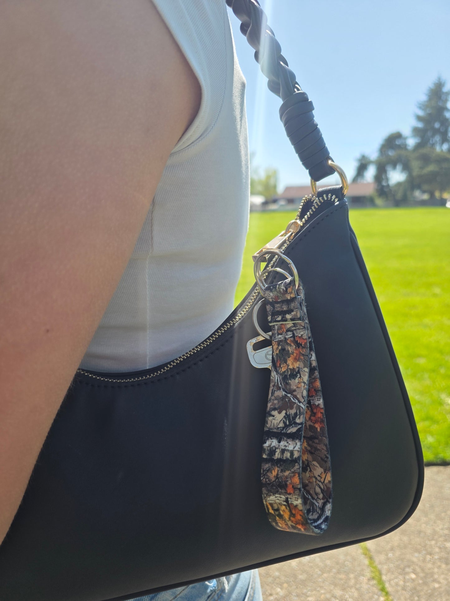 Camo Key Fob, Perfect for keys, backpack or purse.