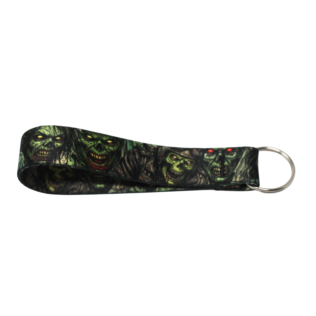 Zombie Key Fob, Perfect for backpack or purse. Goth Fashion