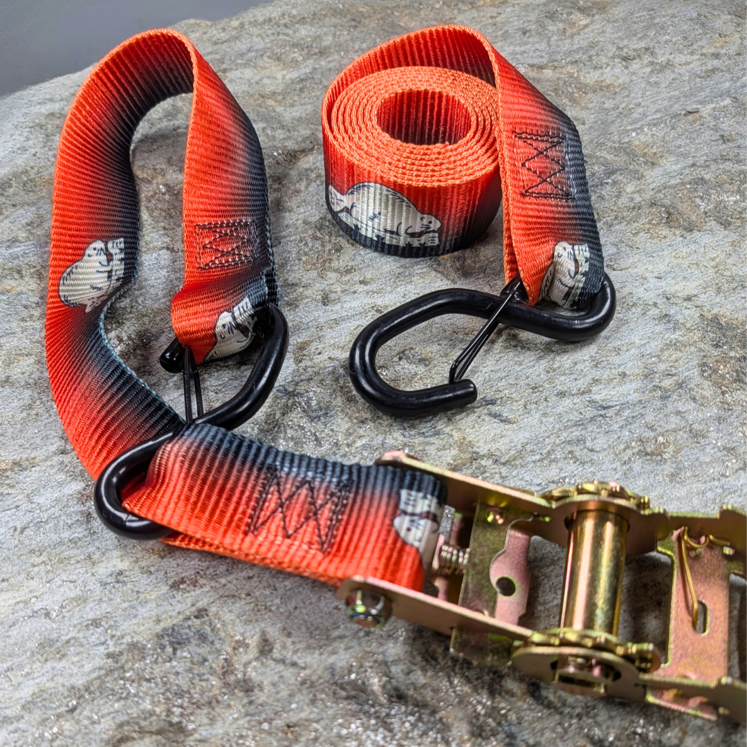 Oregon State Beaver Ratchet Straps – product close-up
