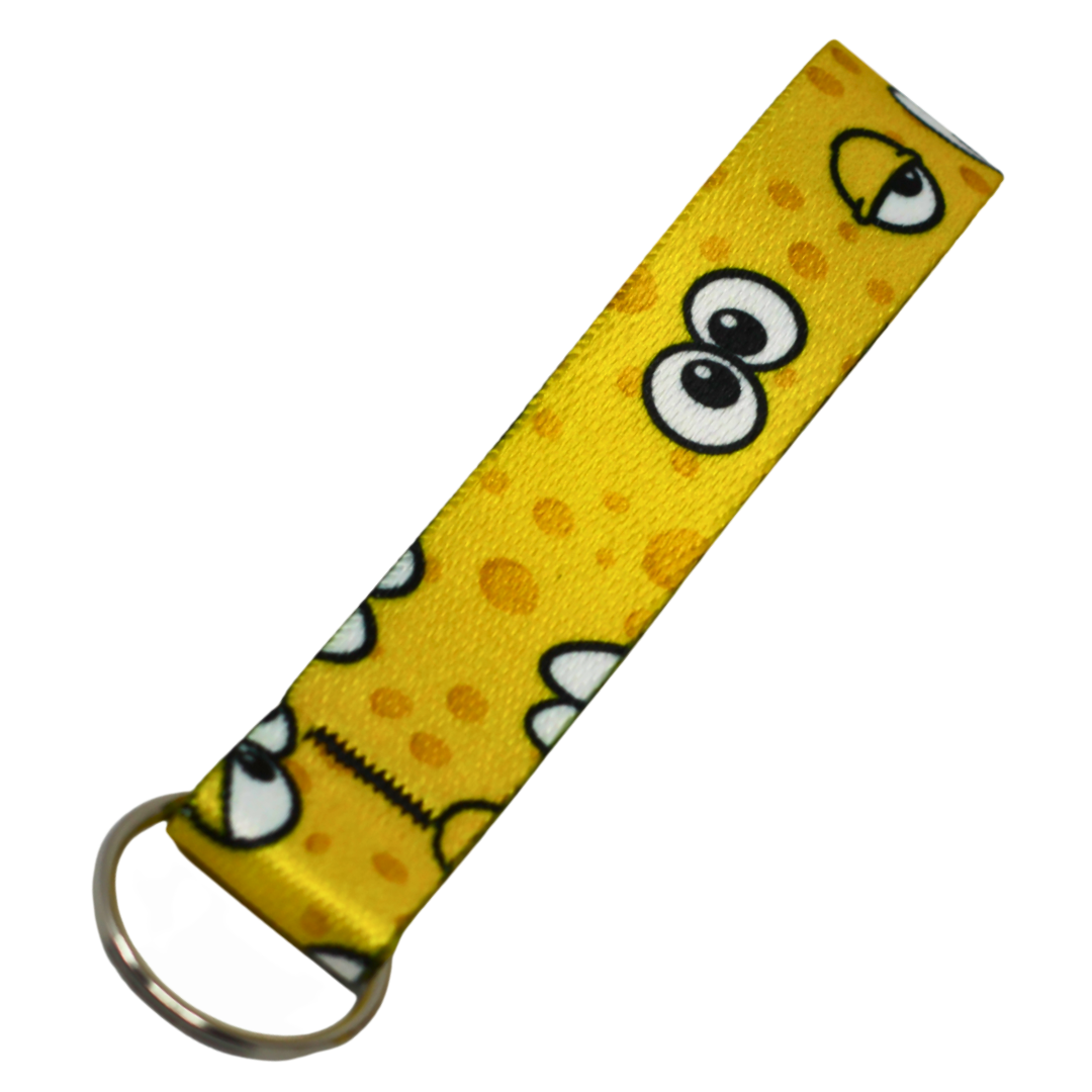 Sponge Dude Keychain Wrist Strap – product close-up | Northwest Straps, made in Oregon