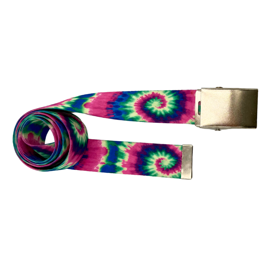 1.5" Tie Dye Belts – product close-up