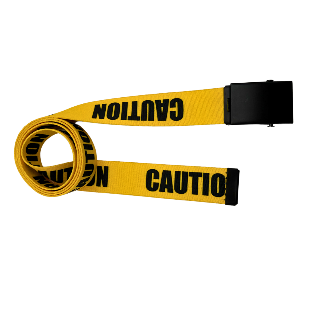 1" Slim Caution Tape Belt