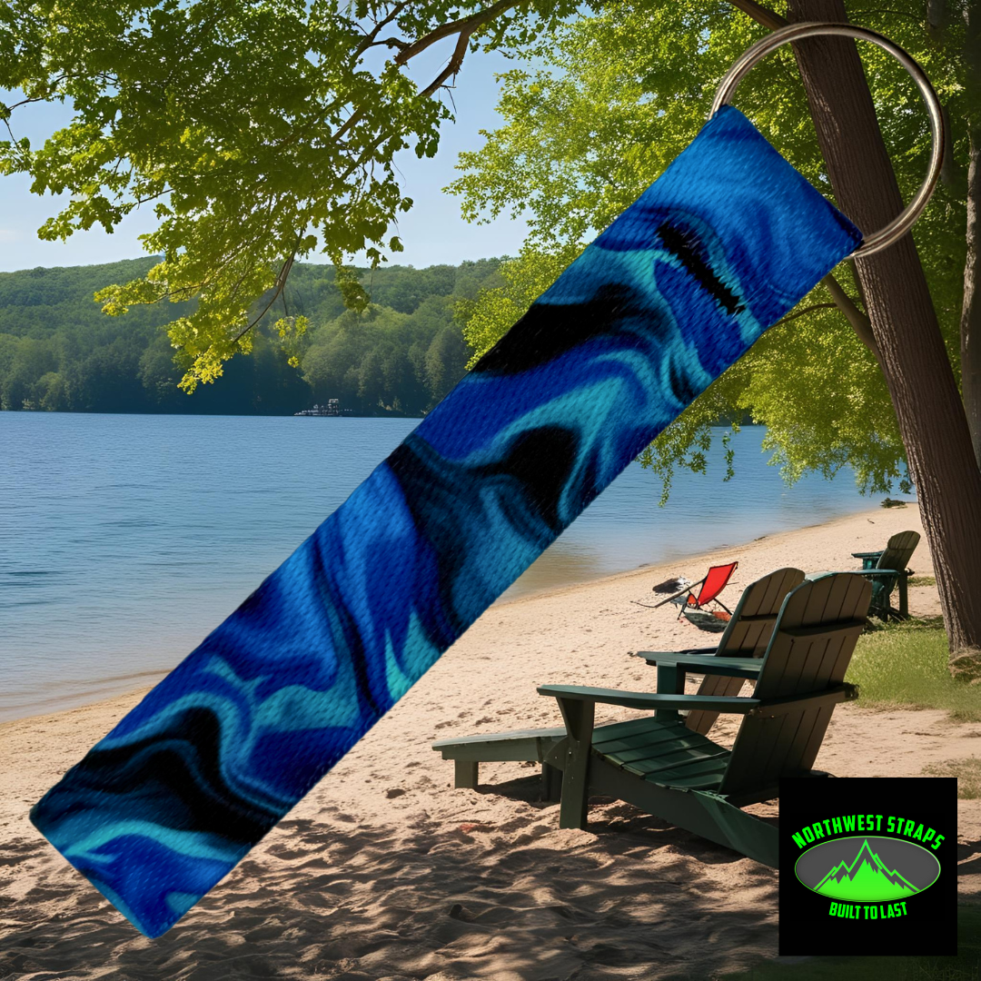 Liquid Blue Key Fob – product close-up