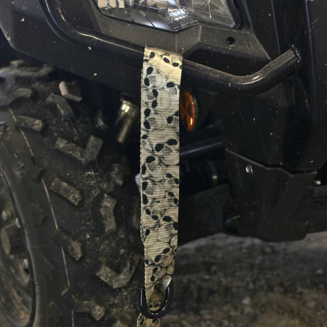 Skulls - 1.5" American Made Ratchet Strap – product close-up