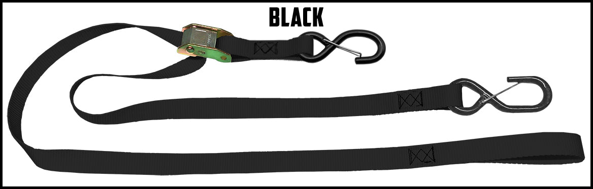 Black 1 inch custom picture quality polyester webbing camstrap. Design by Northwest Straps.