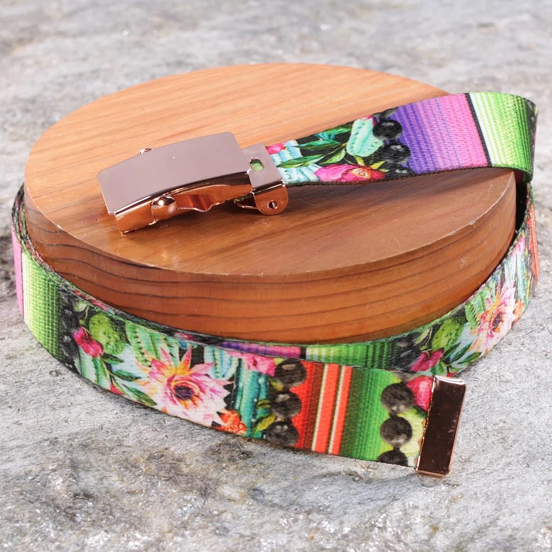 1" Slim Desert Rose Belt | Northwest Straps, made in Oregon