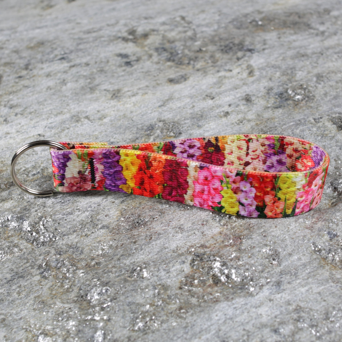 Floral Keychain Wristlet – Gladiolus