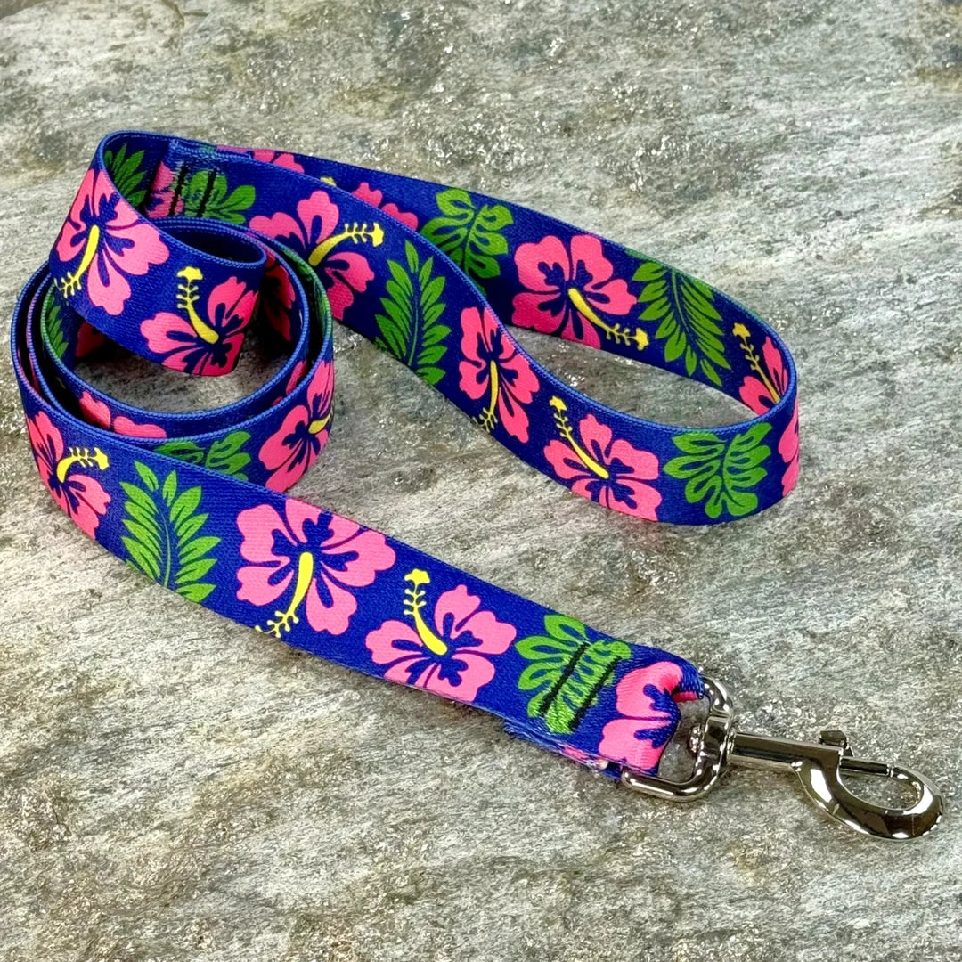 Hibiscus Dog Leash