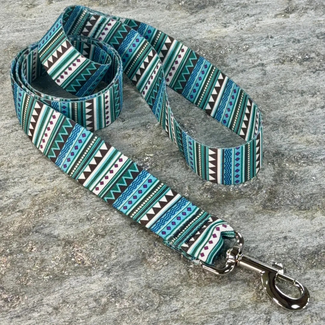 Native Blanket Pattern Dog Leash