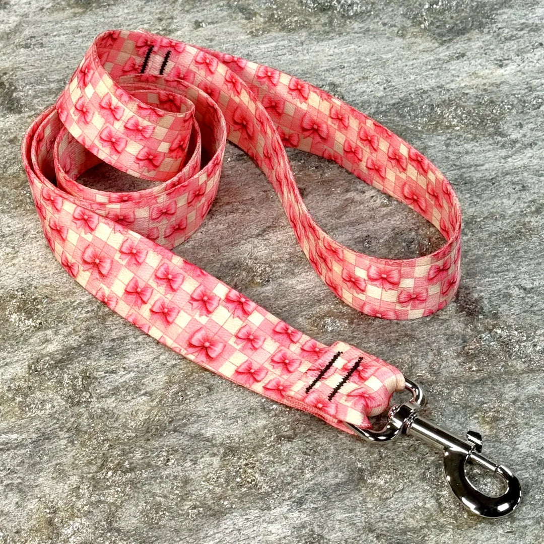 Pink Bows Dog Leash