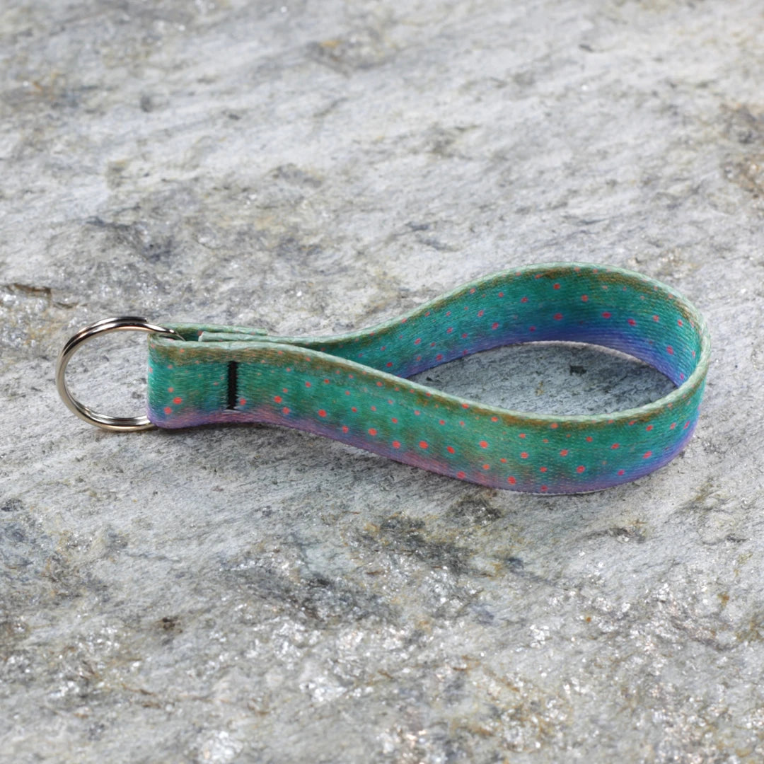 Fish Inspired Keychain Wristlet – Fun Fishing Style Wrist Strap for Keys & Bags