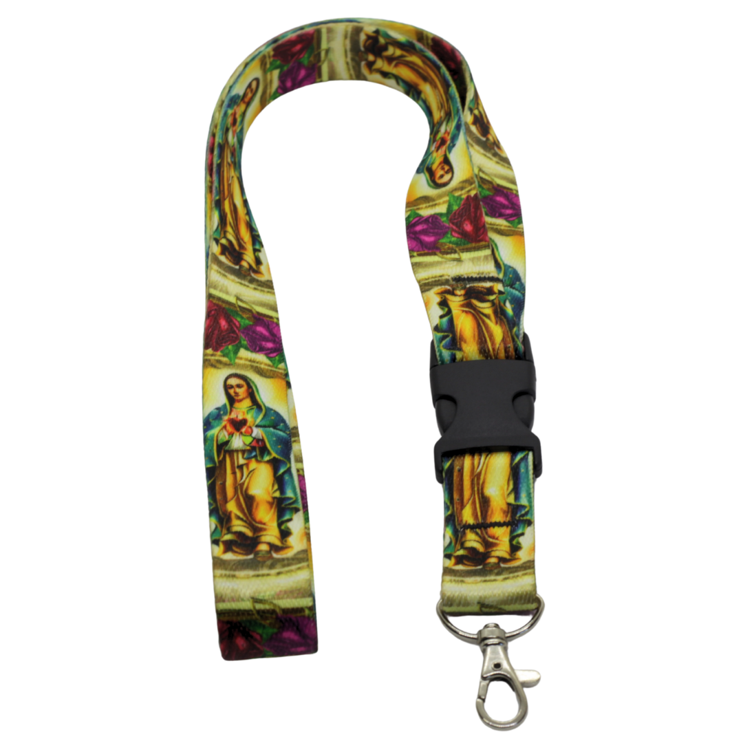 Día de los Muertos + Serape & Folk Art Lanyards – The Virgin of Guadalupe