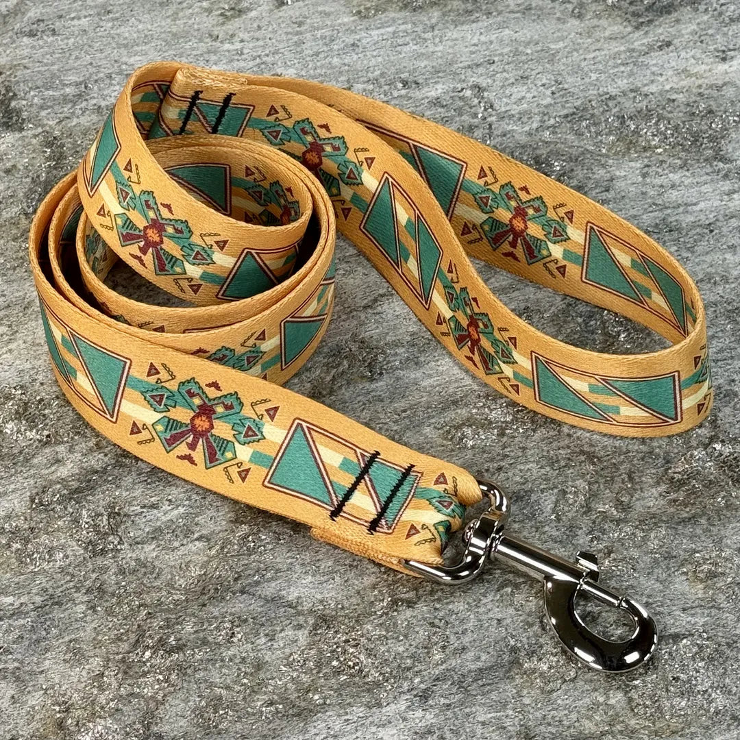 Thunderbird Tribal Pattern Dog Leash - 2025 Design