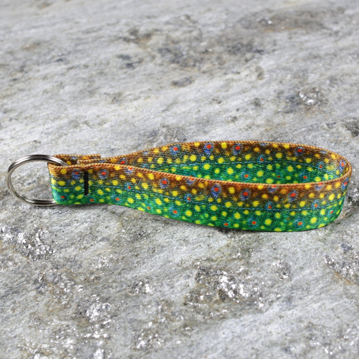 Fish Inspired Keychain Wristlet – Brook Trout