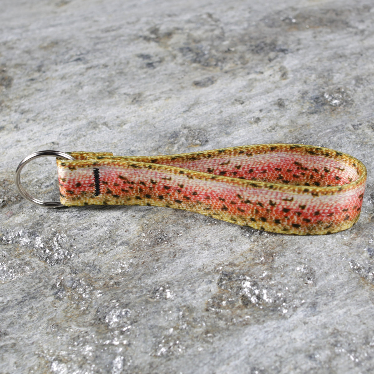 Fish Inspired Keychain Wristlet – Rainbow Trout