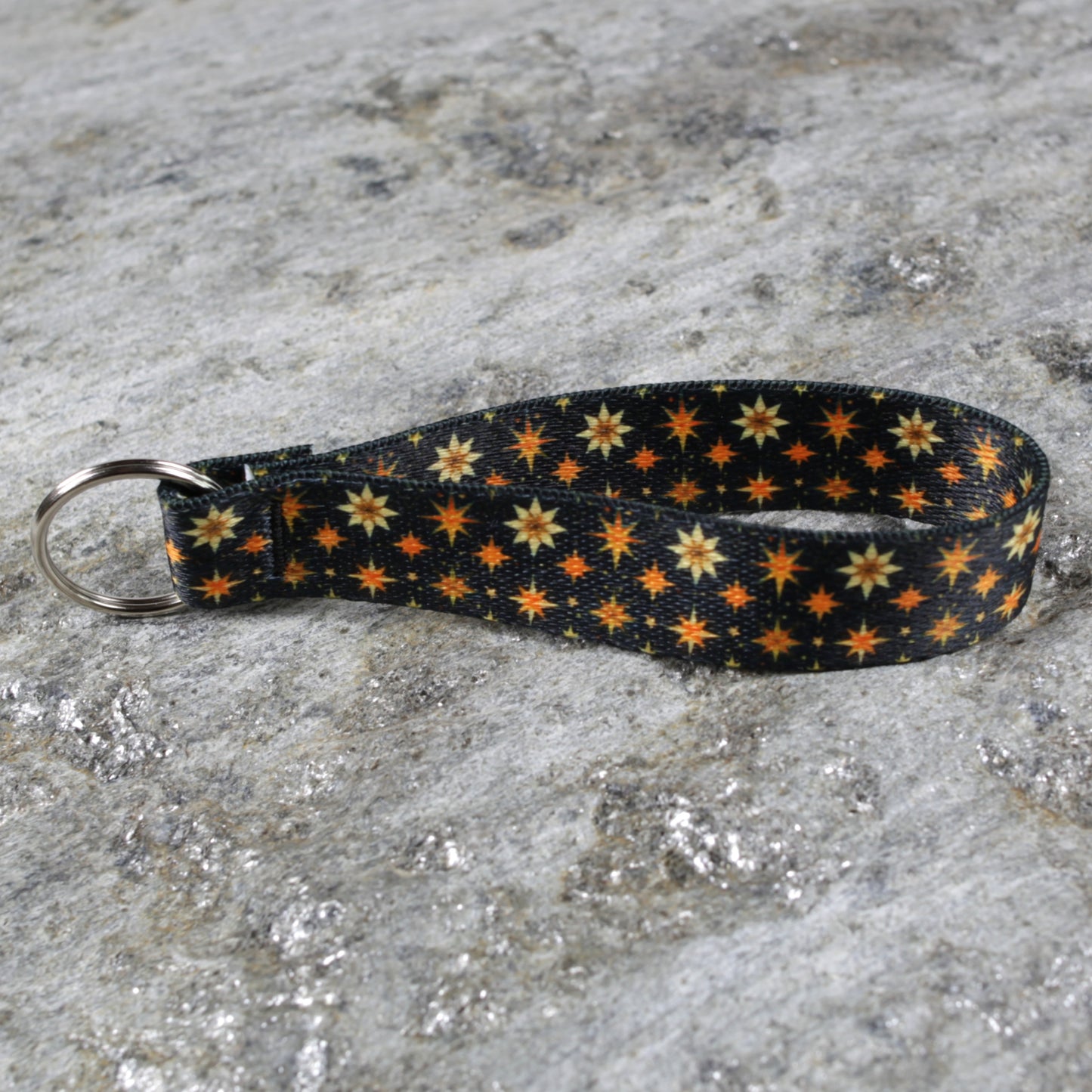 Textile Inspired Keychain Wristlet – Woven Style Key Wrist Strap