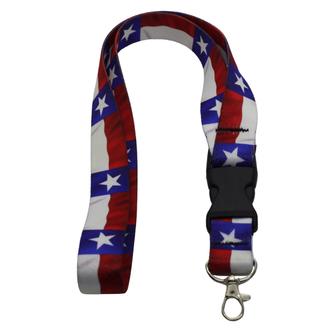 Patriotic USA Lanyards
