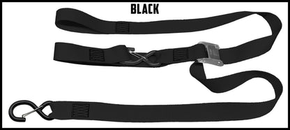 Custom 1.5 Inch Cam Straps - With Soft Loop 10 pack.