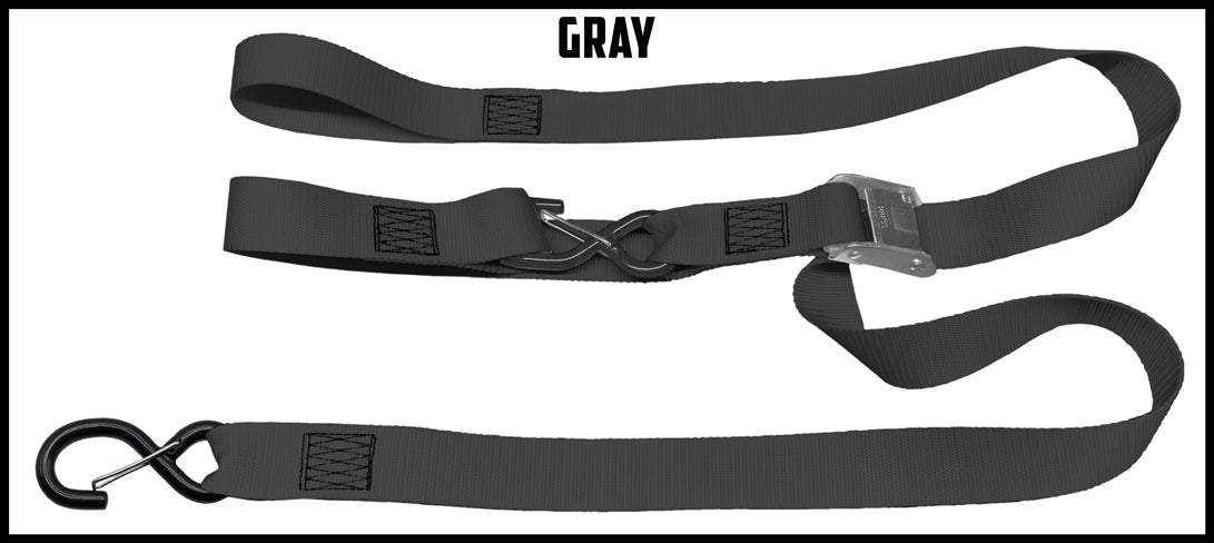 Gray 1.5 inch custom picture quality polyester webbing cam strap. Design by Northwest Straps.
