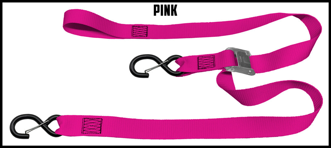 Pink 1.5 inch custom picture quality polyester webbing cam strap. Design by Northwest Straps.