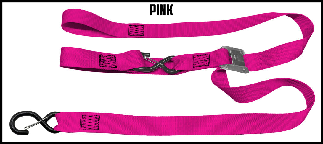 Pink 1.5 inch custom picture quality polyester webbing cam strap. Design by Northwest Straps.