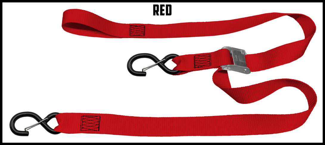 Red 1.5 inch custom picture quality polyester webbing cam strap. Design by Northwest Straps.