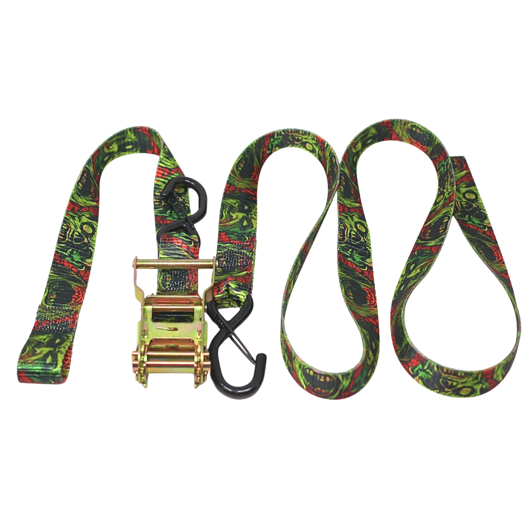 Zombies - Pair of 1.5" American Made Ratchet Straps