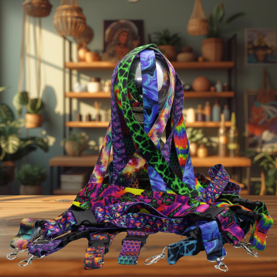 Psychedelic Lanyards – Detachable, Durable, Ready for Your Day