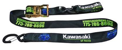 Custom 2 Inch Ratchet Straps - With Soft Loop 10 pack.