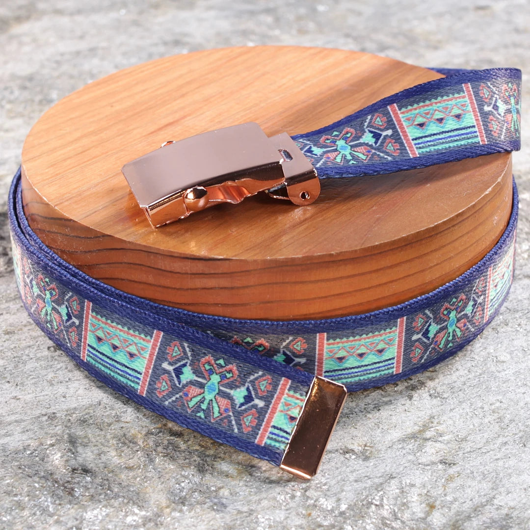 1" Slim New Tribal Belt – Bold Streetwear with a Modern Edge