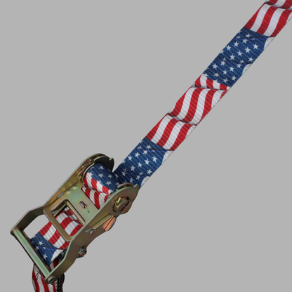 Old Glory - 1.5" American Flag Ratchet Strap