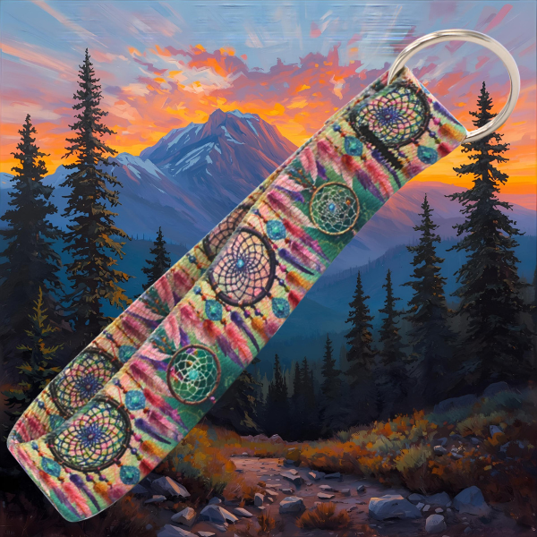 Dream Catcher Keychain Wrist Lanyard