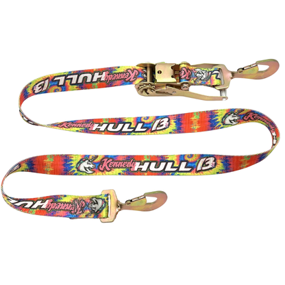 42 Custom 6 Foot by 2 Inch Ratchet Straps. (NO SOFT LOOP)