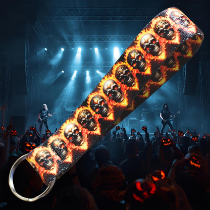 Skulls Key Fob, Perfect for backpack or purse. Goth or Punk accessory