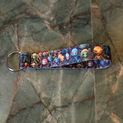 Alien Themed Cool Keychain Wristlet – Out-of-This-World Style