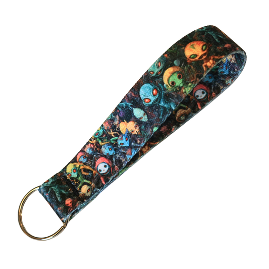 Alien Themed Cool Keychain Wristlet – Out-of-This-World Style