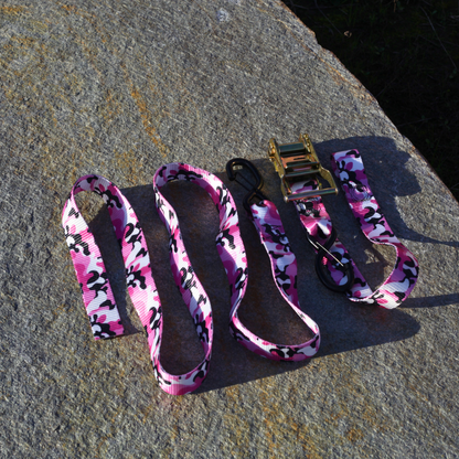 Camo -Pair of 1.5" American Made Ratchet Straps