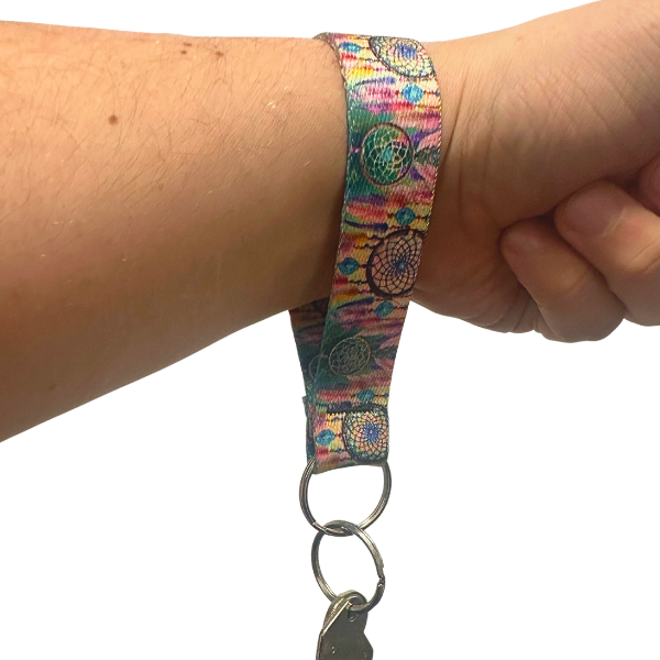 Dream Catcher Keychain Wrist Lanyard
