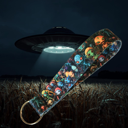 Alien Themed Cool Keychain Wristlet – Out-of-This-World Style