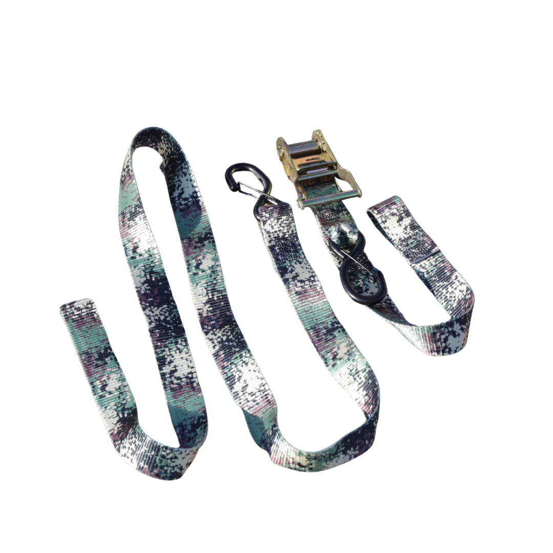 Camo -Pair of 1.5" American Made Ratchet Straps