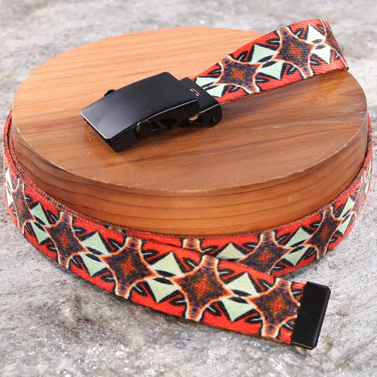 1" Slim Colorful Tribal Belts