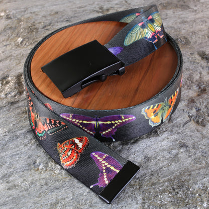 1.5" Butterfly Belts – Patterned Web Belts