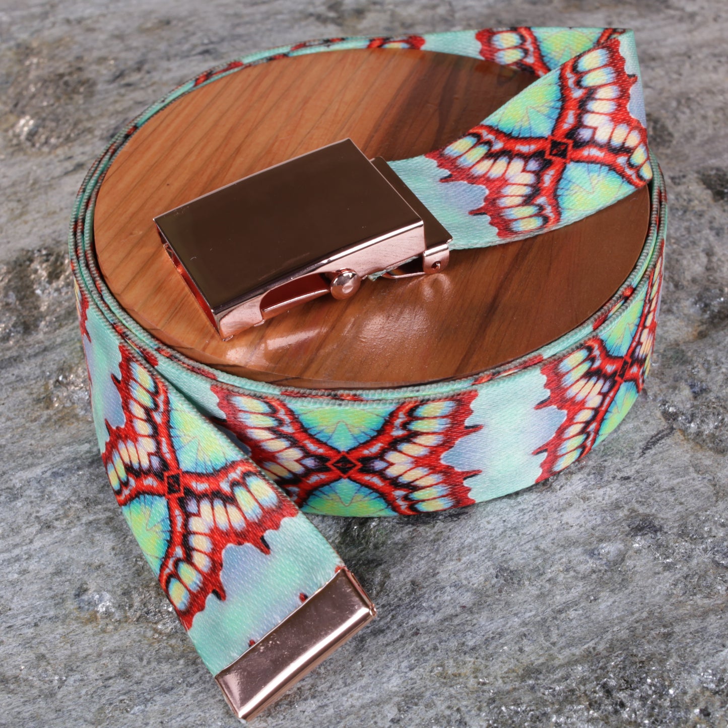 1.5" Butterfly Belts – Patterned Web Belts