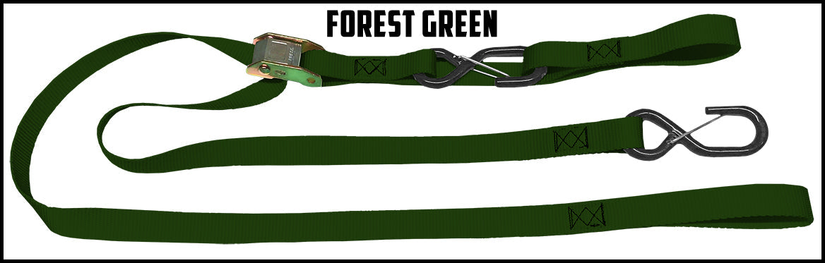 Forest Green 1 inch custom picture quality polyester webbing camstrap. Design by Northwest Straps.