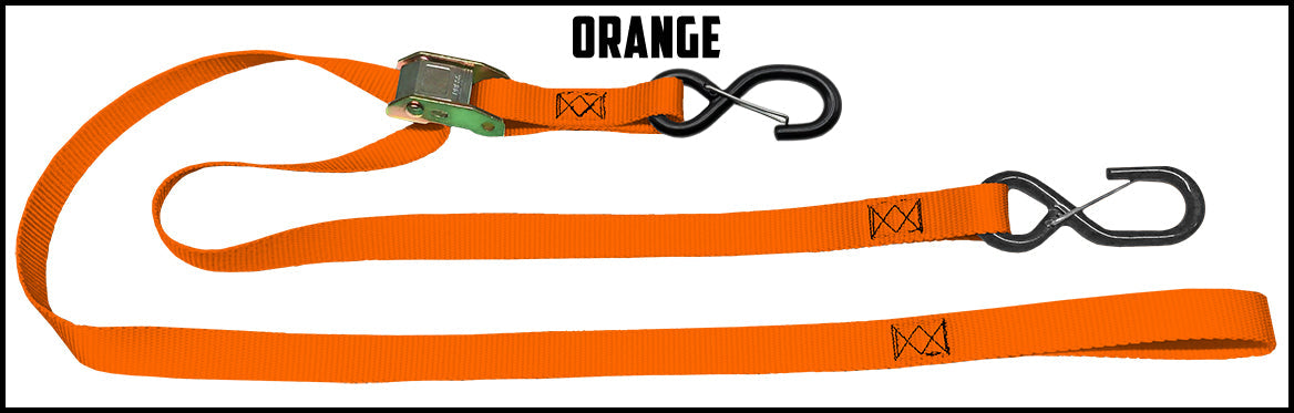 Orange 1 inch custom picture quality polyester webbing camstrap. Design by Northwest Straps.