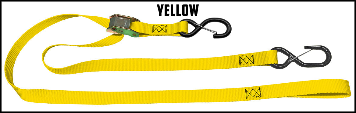 Yellow. 1 inch custom picture quality polyester webbing camstrap. Design by Northwest Straps.