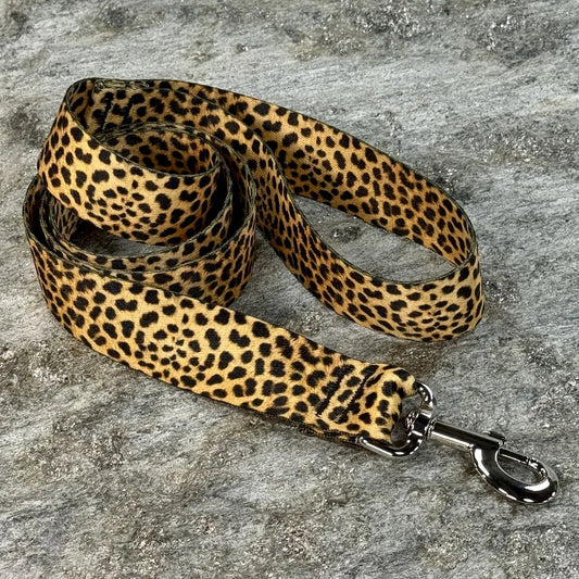 Cheetah Print Dog Leash