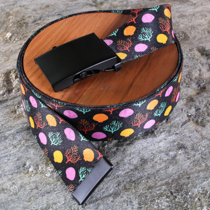 1.5" Coral Belts – Ocean-Inspired Pattern Designs