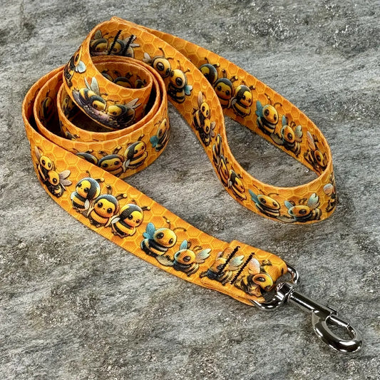 Bumblebee Honeycomb Dog Leash