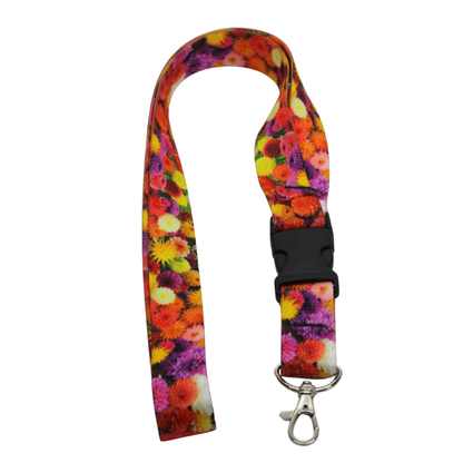 Flower Lanyards – Durable Floral Lanyards for Keys & ID (Including Sunflowers)